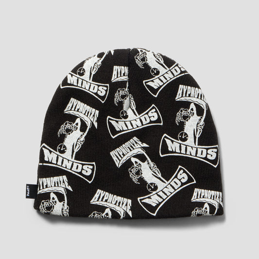 HUF Three 6 Mafia Skull Beanie Black