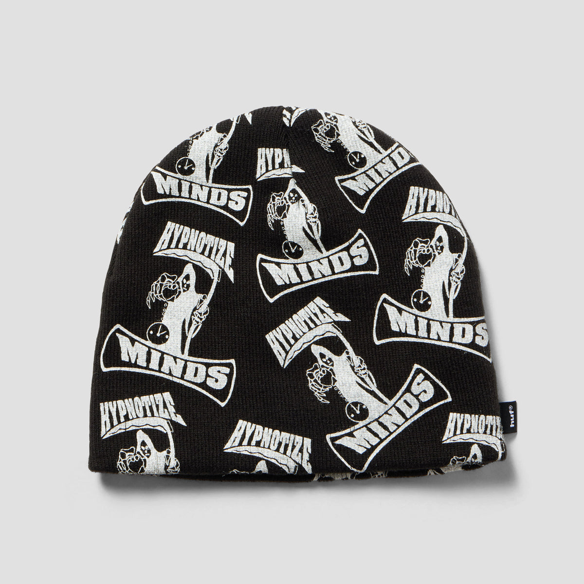 HUF Three 6 Mafia Skull Beanie Black