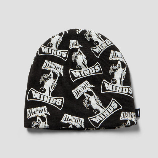 HUF Three 6 Mafia Skull Beanie Black
