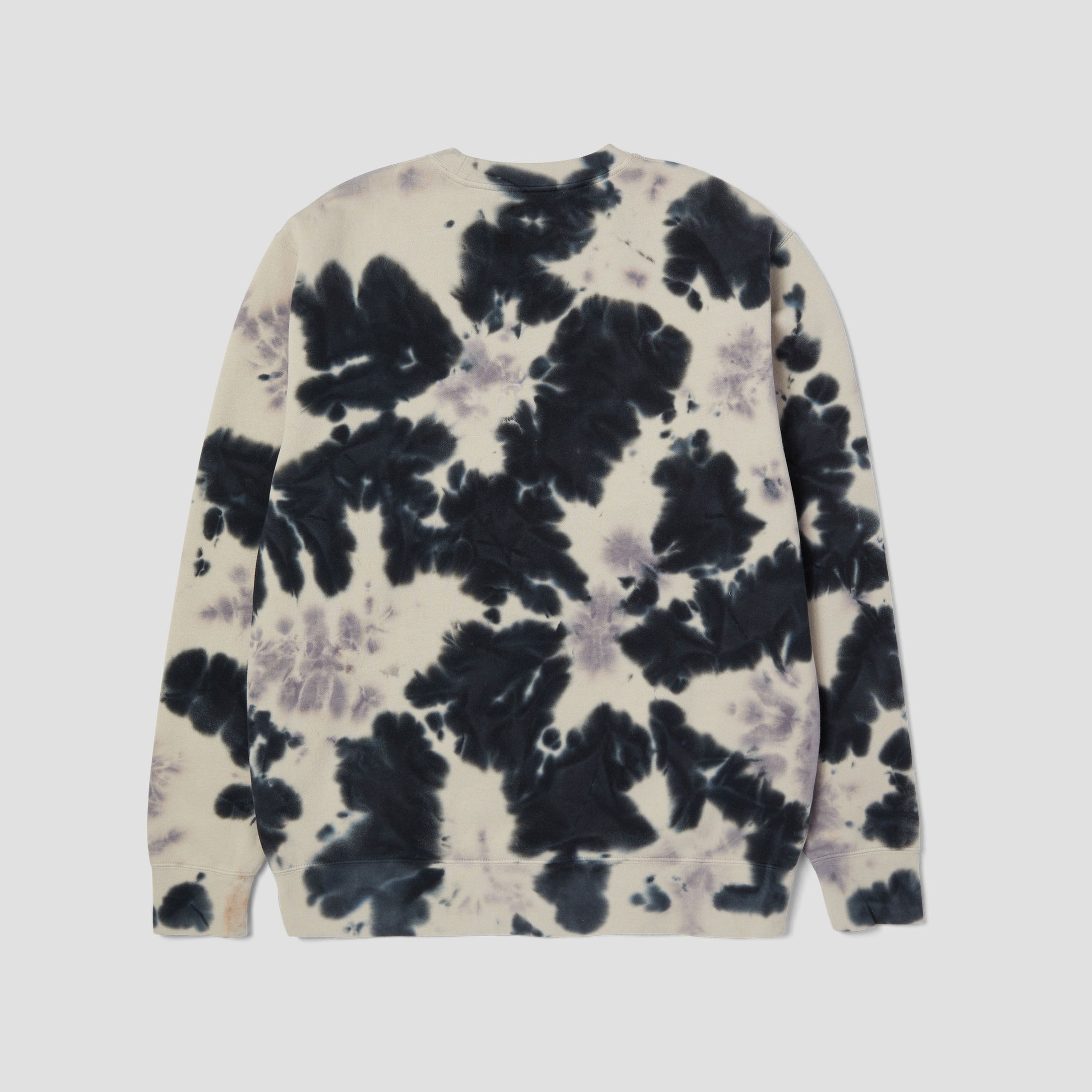 HUF Tie Dye 89 Logo Crew Navy