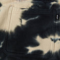 Load image into Gallery viewer, HUF Tie Dye 89 Logo Fleece Pant Navy
