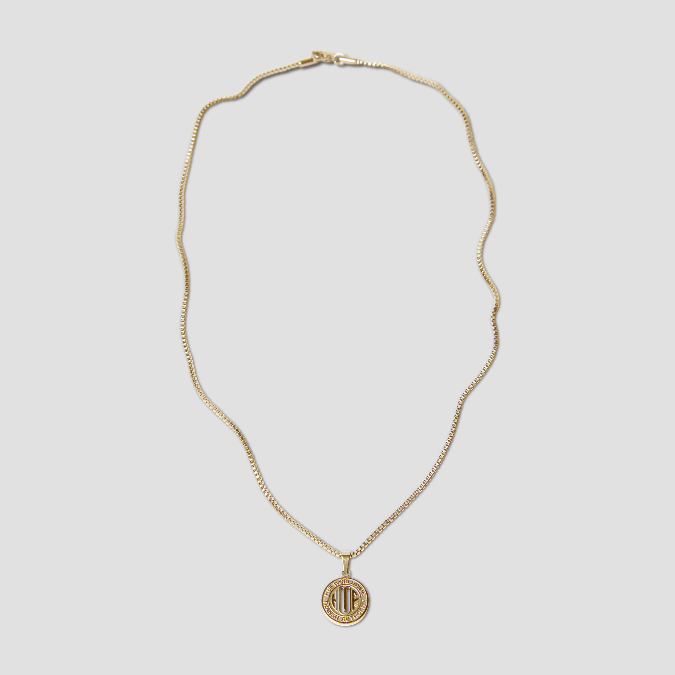 HUF Token Pendant Gold