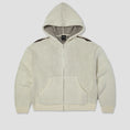 Load image into Gallery viewer, HUF Token Zip Hooded Sweater Crew Bleach

