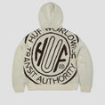 Load image into Gallery viewer, HUF Token Zip Hooded Sweater Crew Bleach
