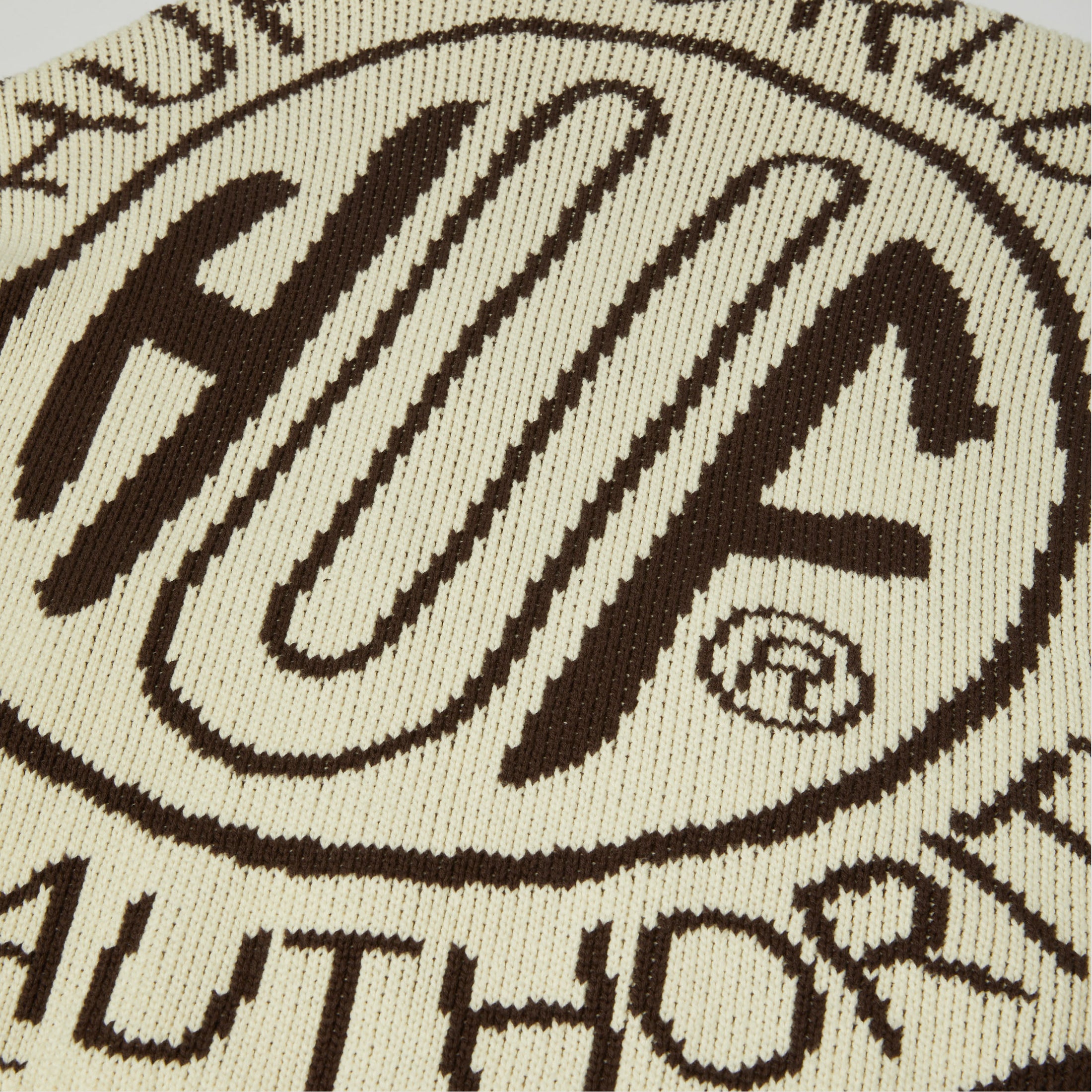 HUF Token Zip Hooded Sweater Crew Bleach