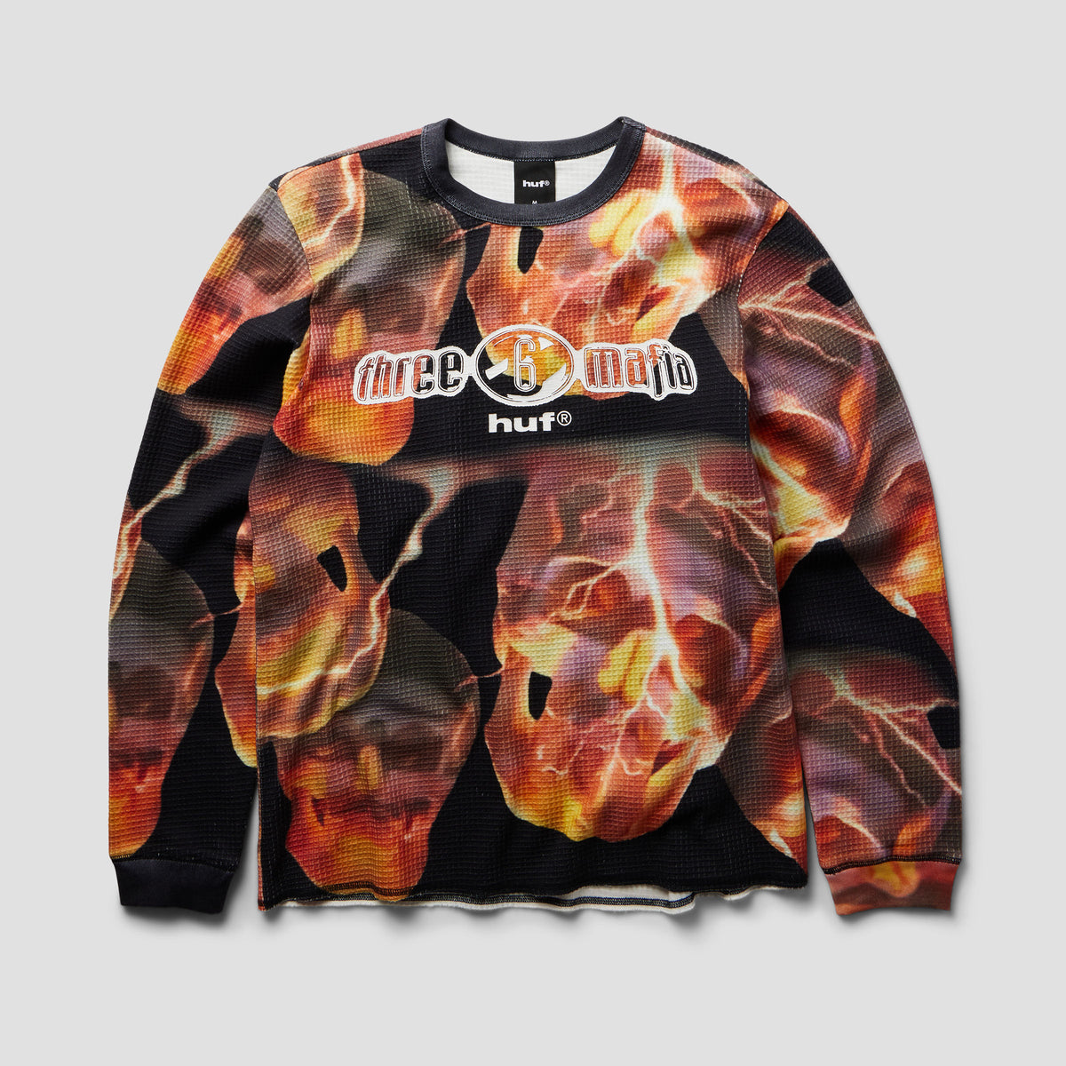 HUF Three 6 Mafia Torched Longsleeve Thermal Multi