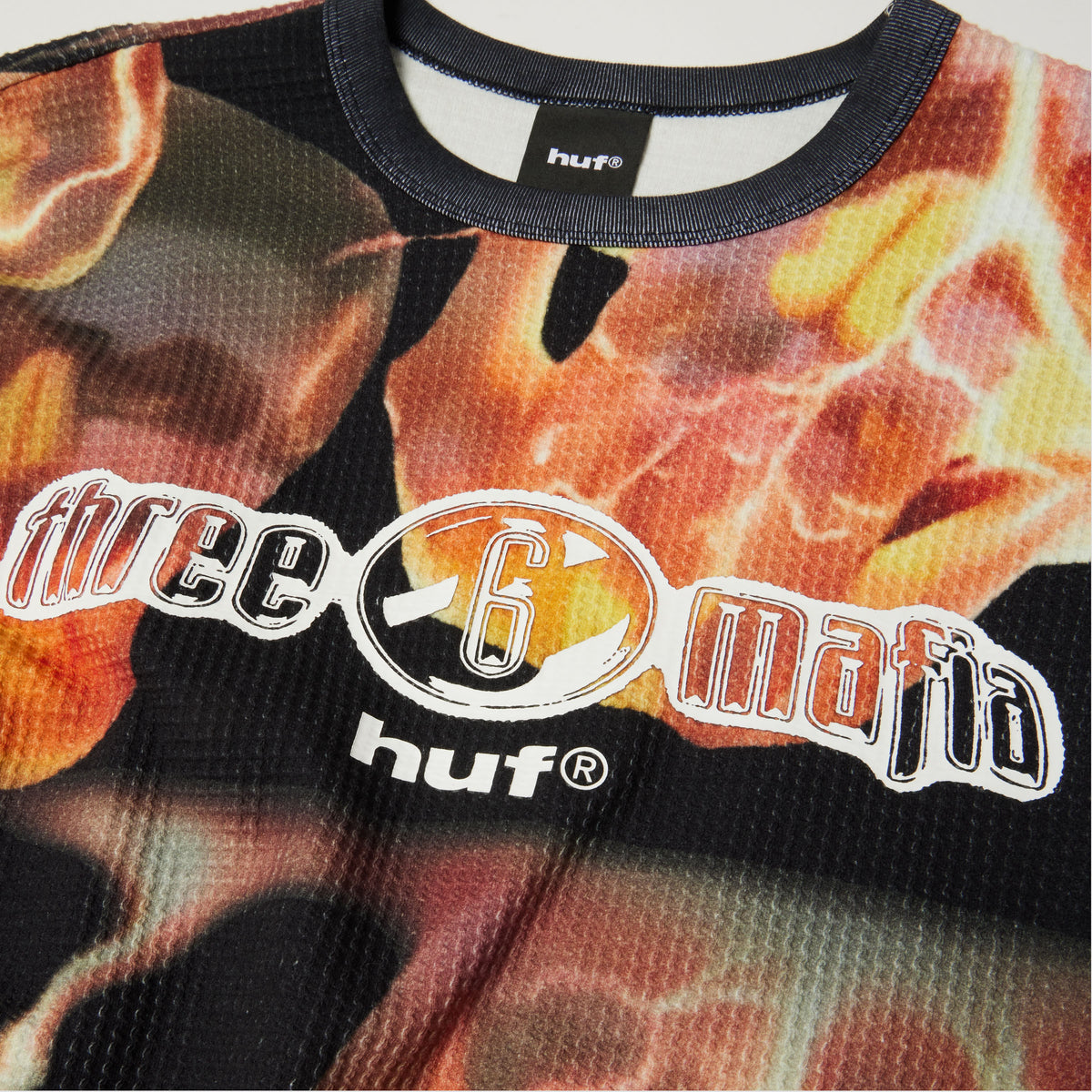 HUF Three 6 Mafia Torched Longsleeve Thermal Multi