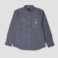 Load image into Gallery viewer, HUF Total Eclipse Chambray Shirt Black
