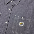 Load image into Gallery viewer, HUF Total Eclipse Chambray Shirt Black
