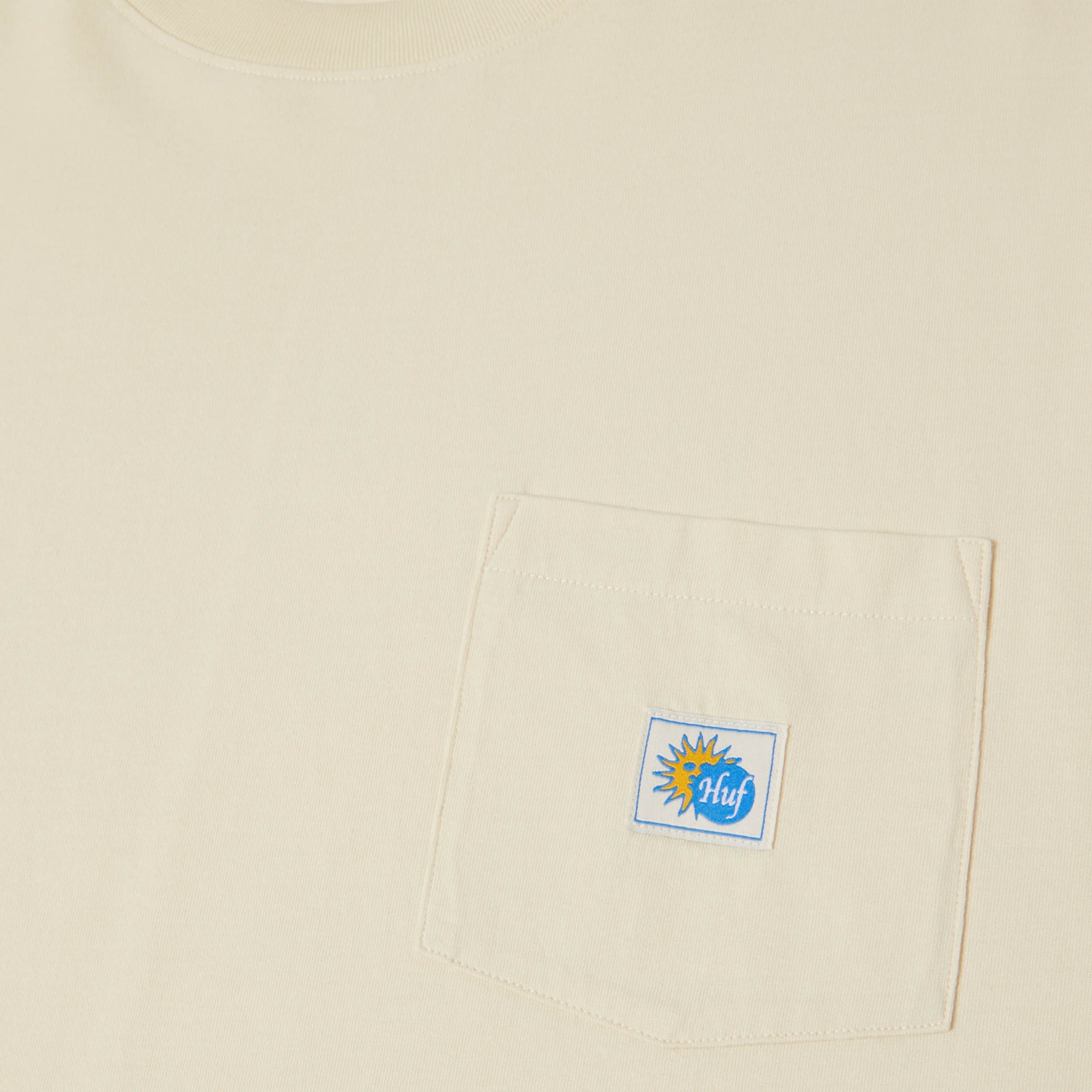 HUF Total Eclipse Shortsleeve Knit Boxy Top Natural