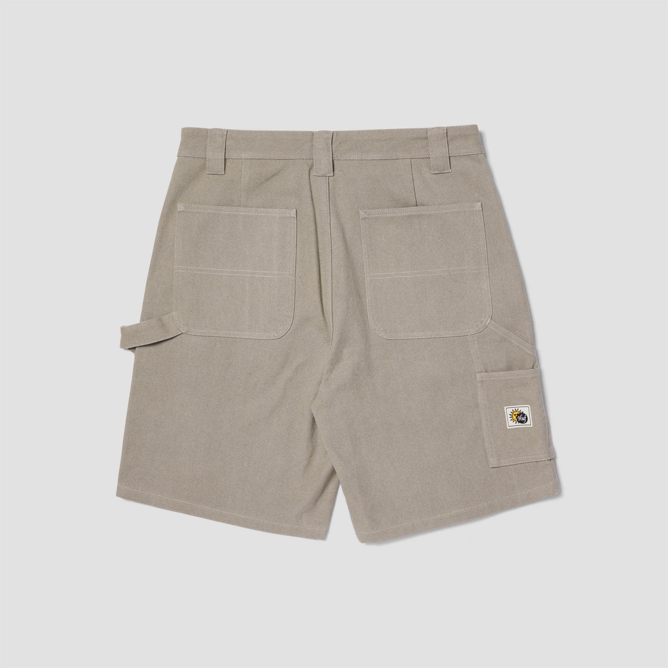 HUF Total Eclipse Twill Work Short Clay