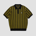 Load image into Gallery viewer, HUF Trace Stripe Shortsleeve Knit Top Moss
