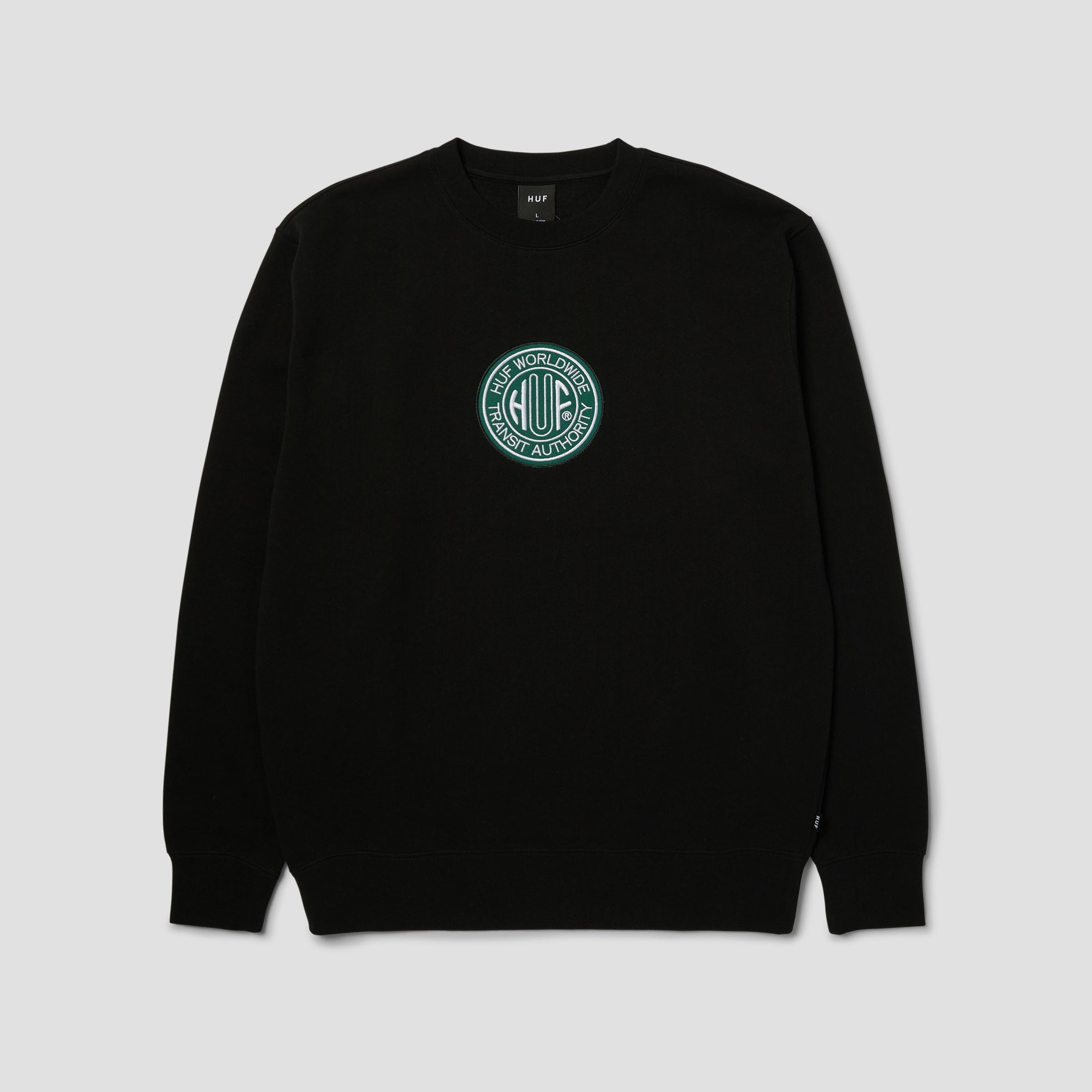 HUF Transit Authority Crew Black