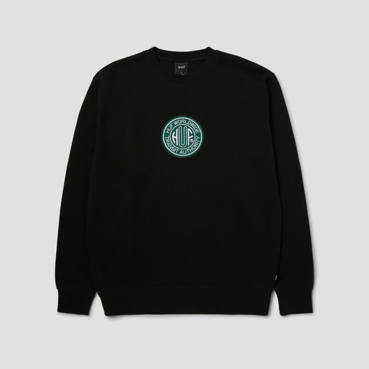 HUF Transit Authority Crew Black