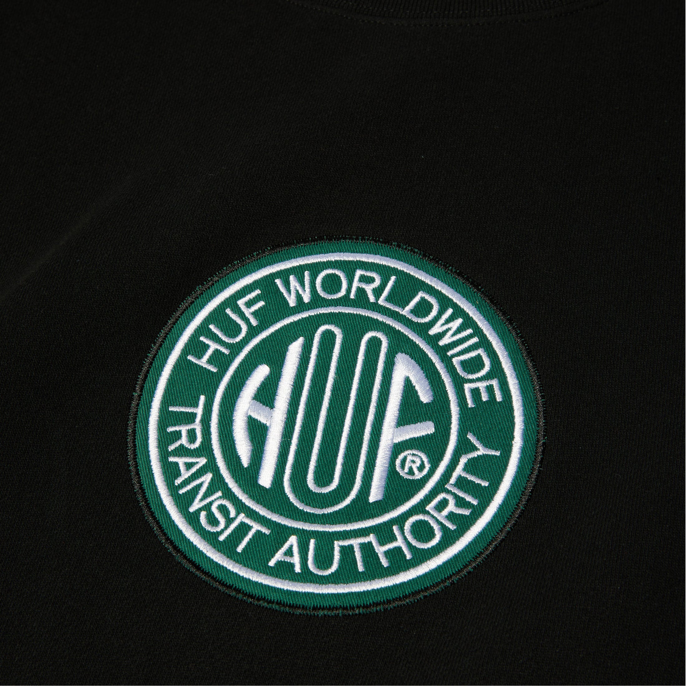 HUF Transit Authority Crew Black