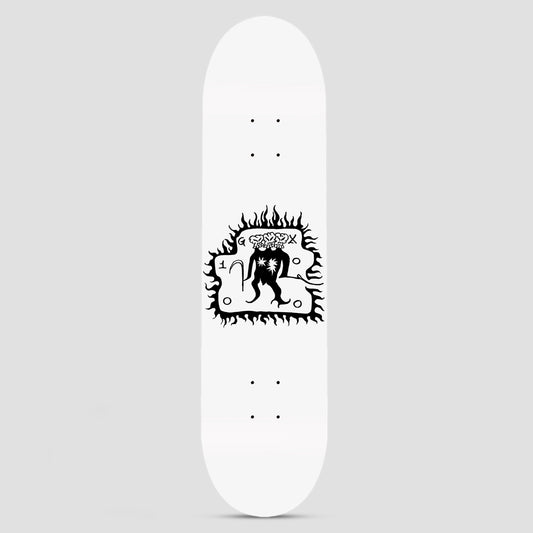 GX1000 8.5 Trespass Skateboard Deck White