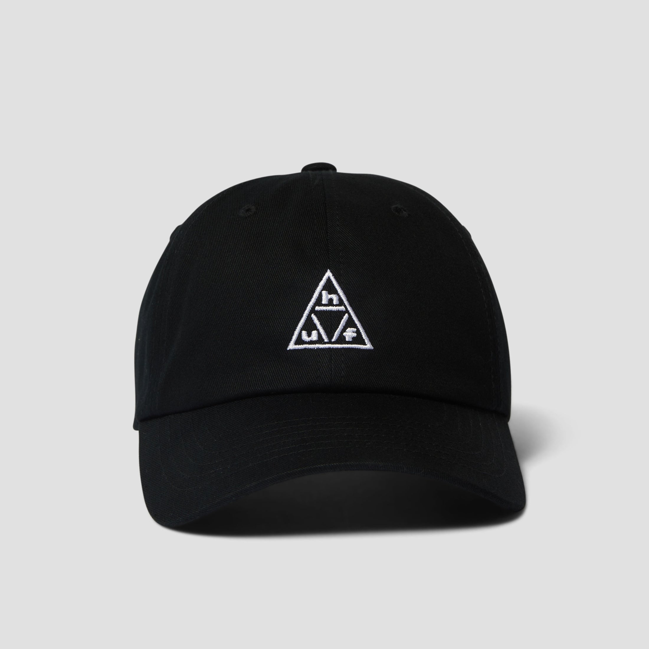 HUF TT Logo 6 Panel CV Hat Black / White