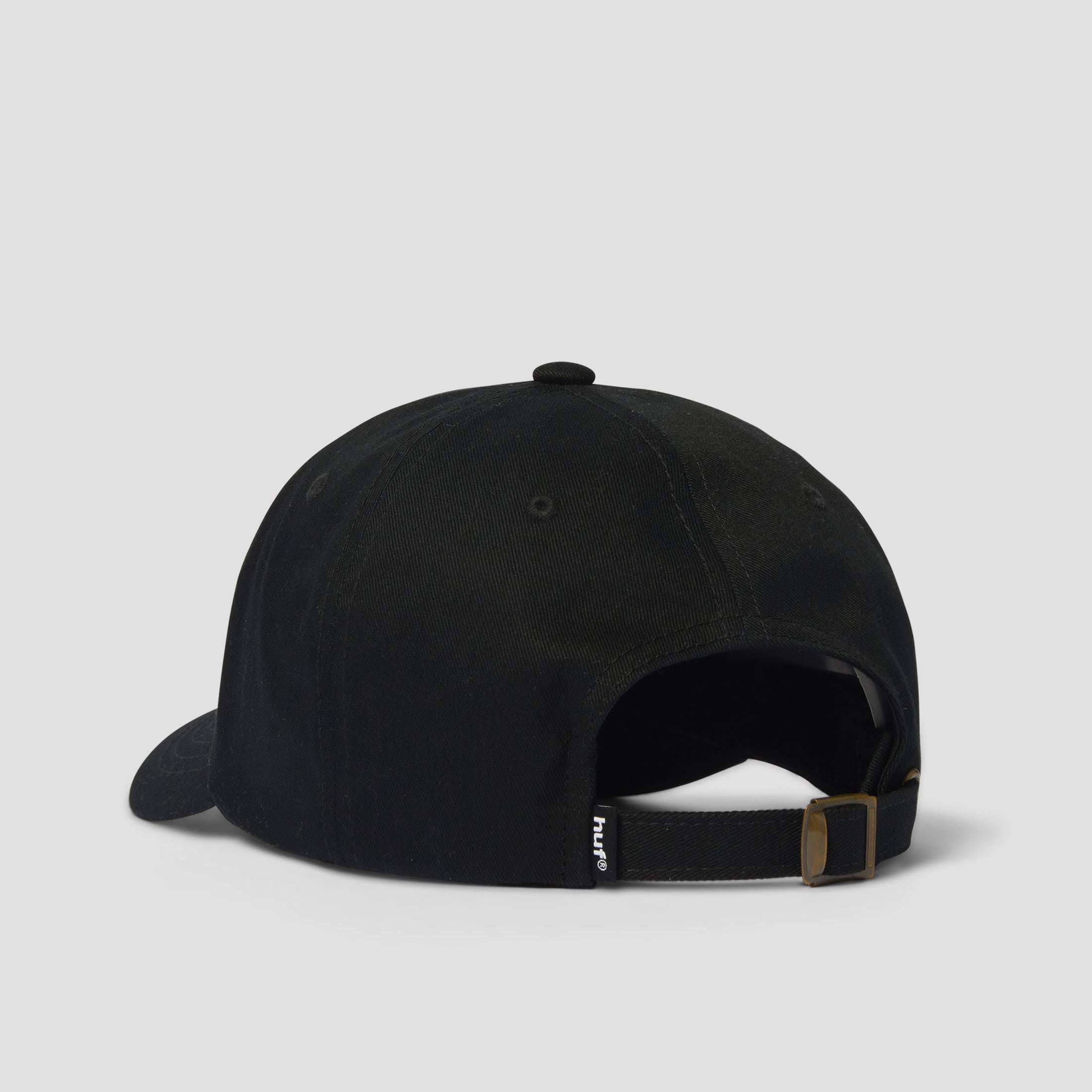 HUF TT Logo 6 Panel CV Hat Black / White