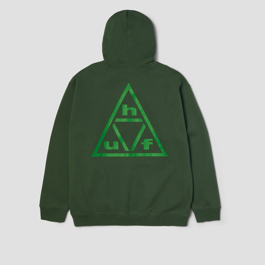HUF Triple Triangle Pullover Hoodie Forest Green / Green