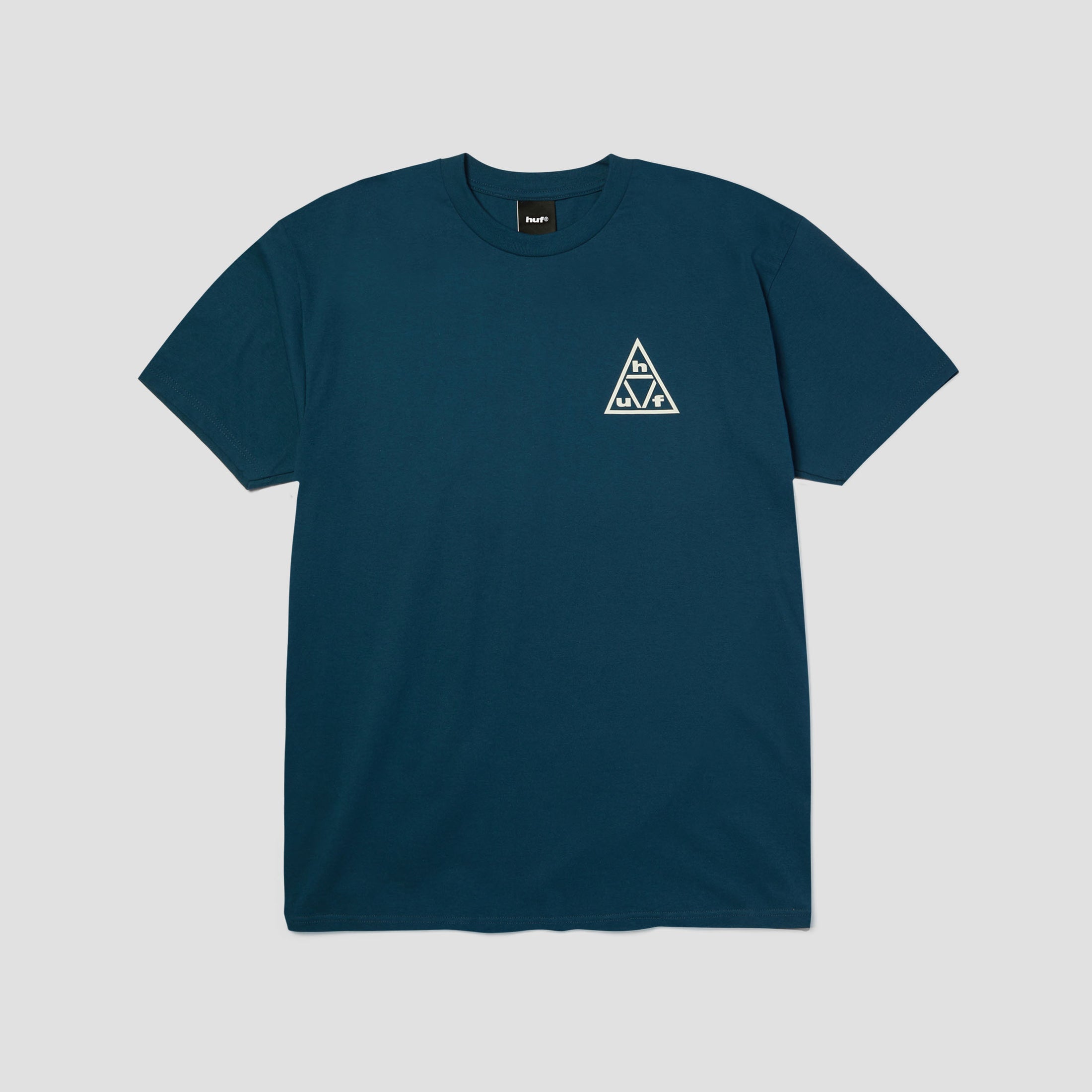 HUF Triple Triangle T-Shirt Harbor Blue / White