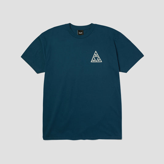HUF Triple Triangle T-Shirt Harbor Blue / White