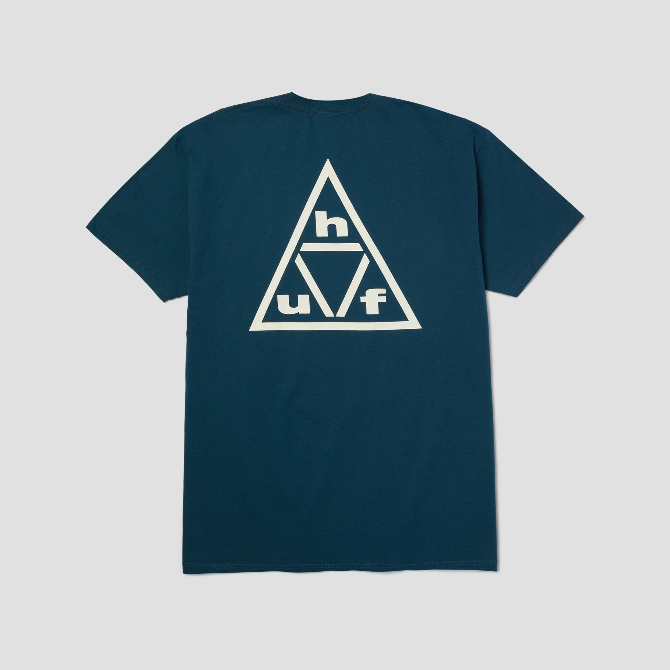 HUF Triple Triangle T-Shirt Harbor Blue / White