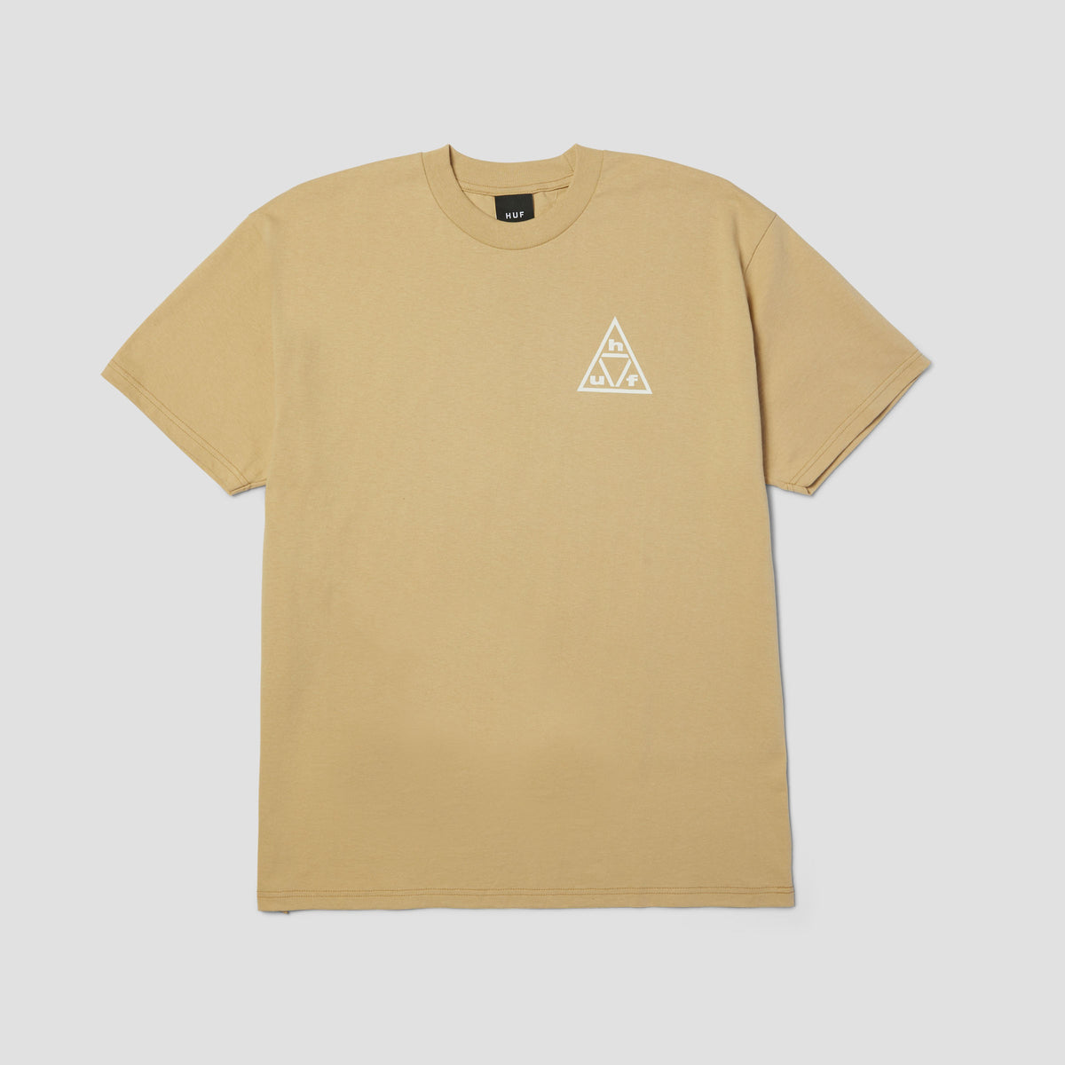 HUF Triple Triangle T-Shirt Sand / White