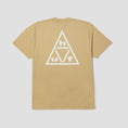 Load image into Gallery viewer, HUF Triple Triangle T-Shirt Sand / White
