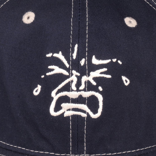 Passport Tears 6 Panel Bucket Hat Navy