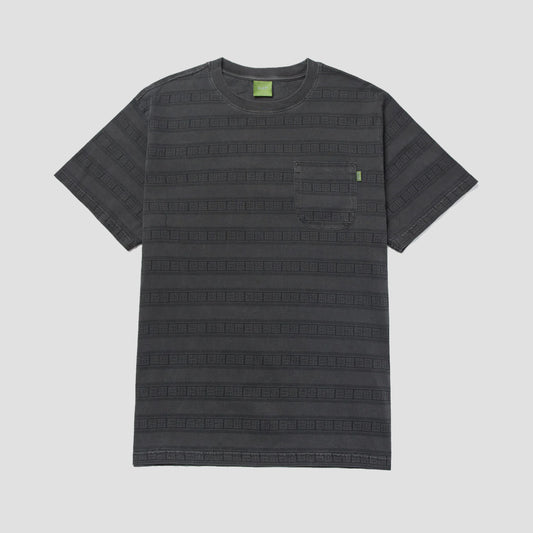 HUF Cooper Stripe Shortsleeve Knit Top Black