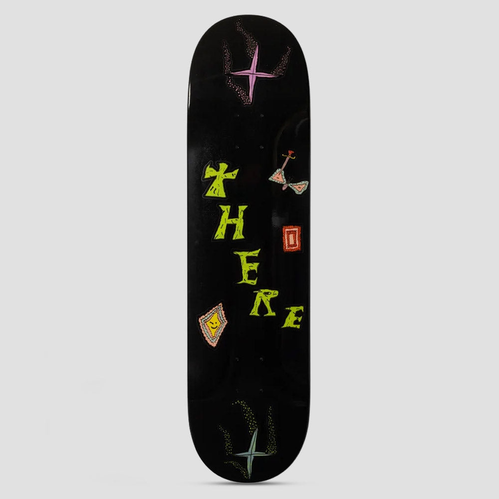 There 8.25 Team Moth Skateboard Deck Black