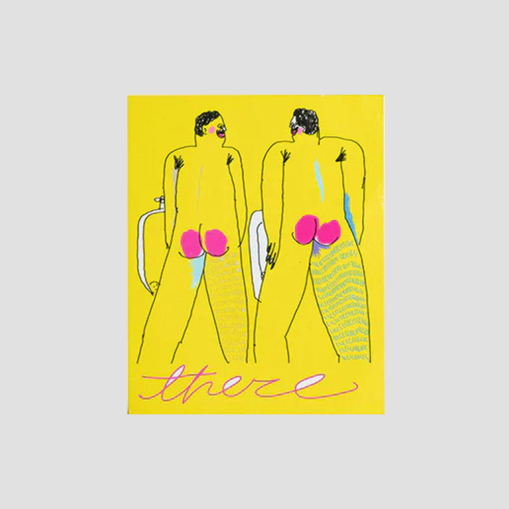 There Urinal Sticker Medium