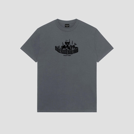 Passport Tinned Cat T-Shirt Tar