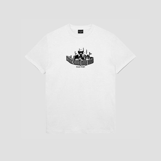Passport Tinned Cat T-Shirt White