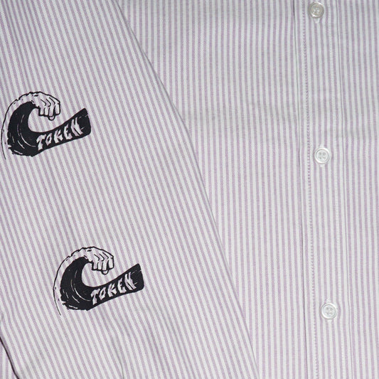 Token Tuff Stuff Striped Shirt Purple / White