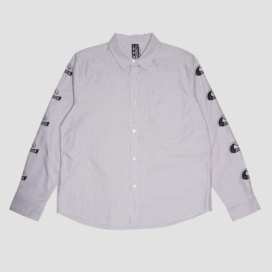Token Tuff Stuff Striped Shirt Purple / White