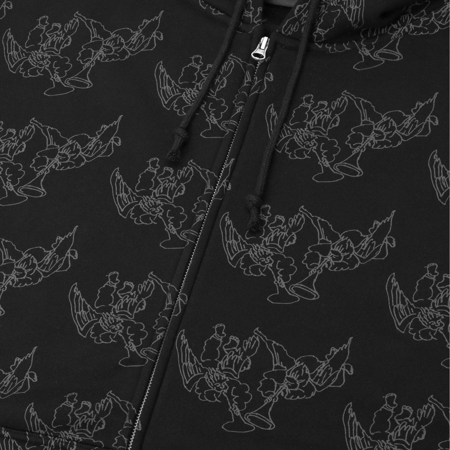 Passport Trumpets Zip Hood Black