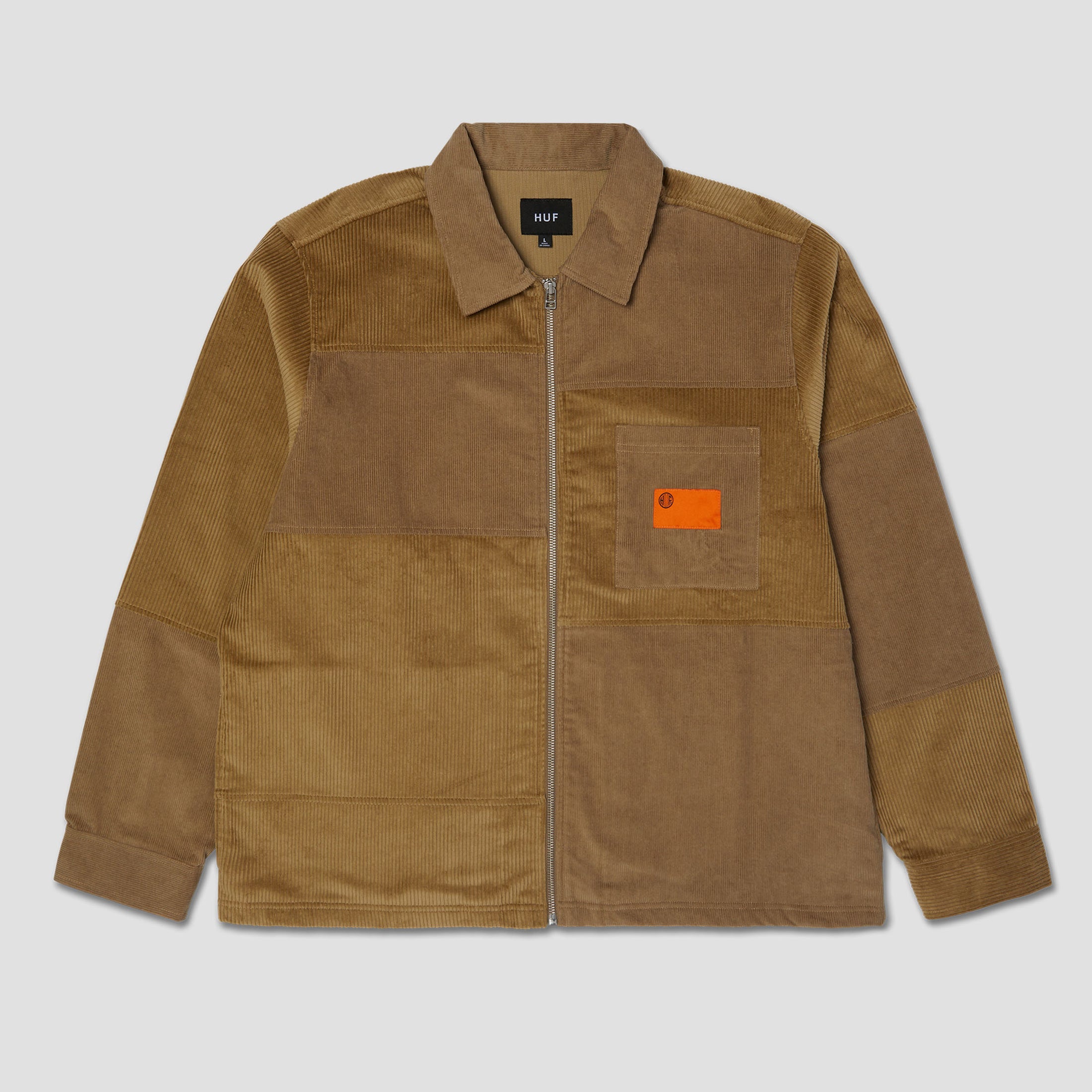 HUF Union Corduroy Shacket Clay