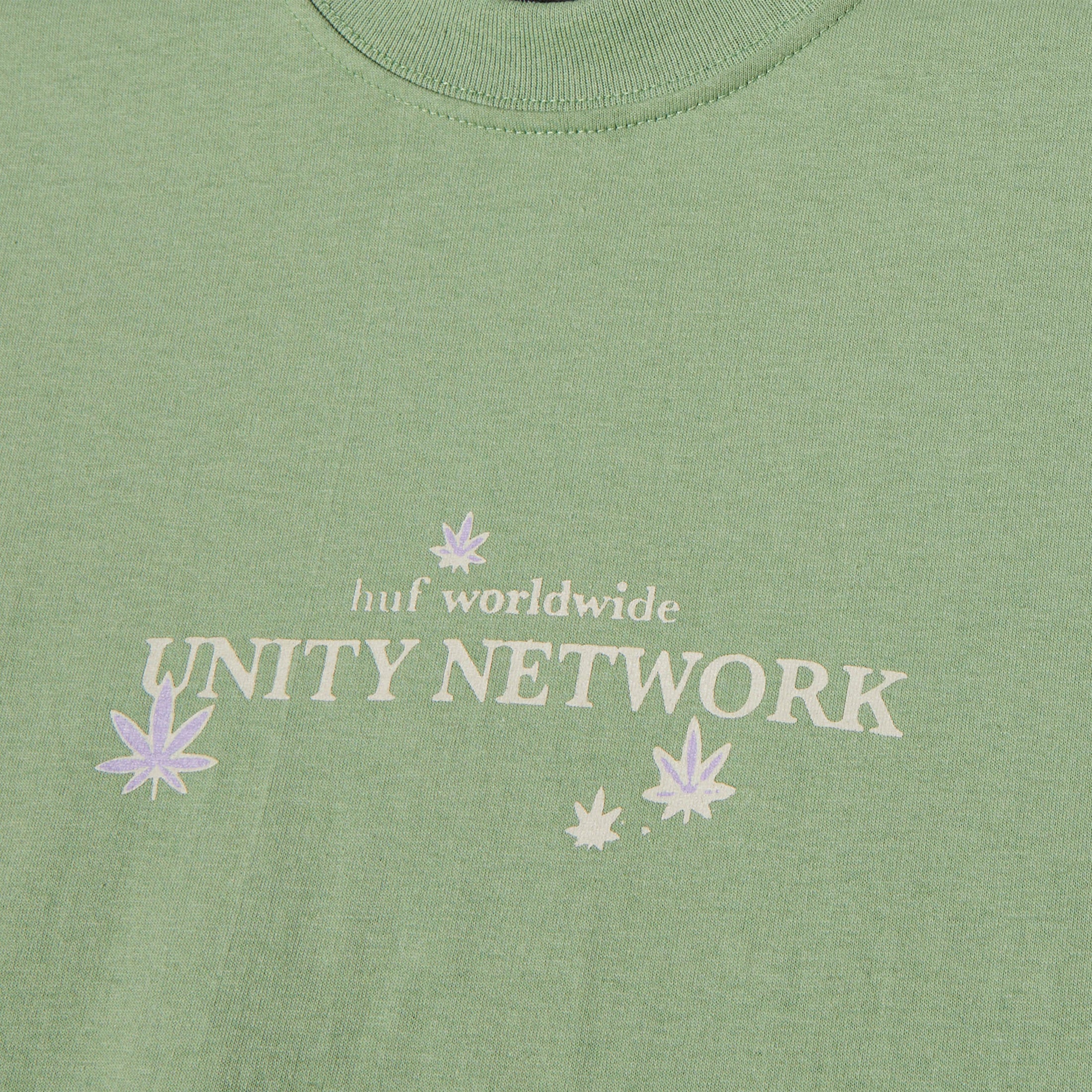 HUF Unity Network Shortsleeve T-Shirt Basil