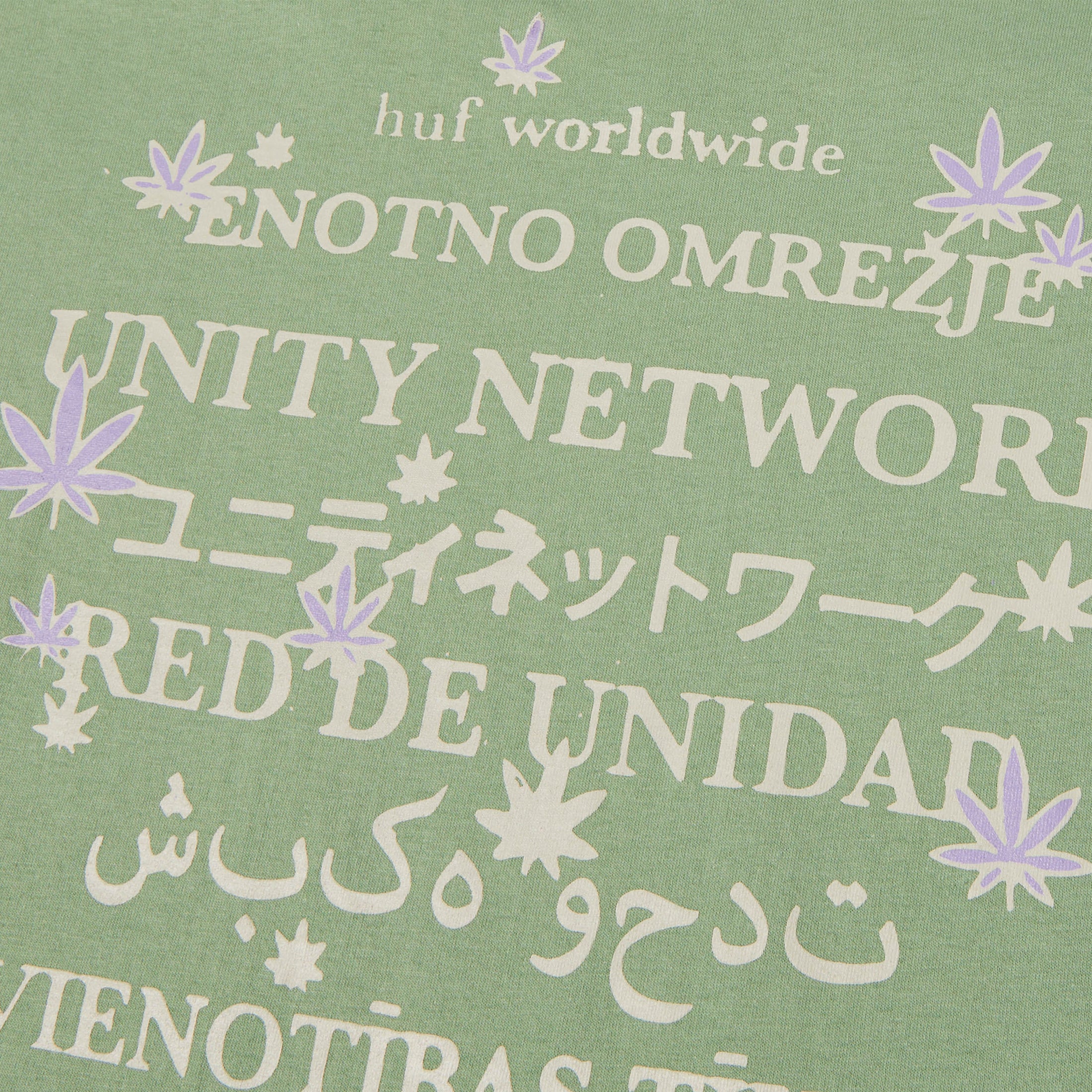 HUF Unity Network Shortsleeve T-Shirt Basil