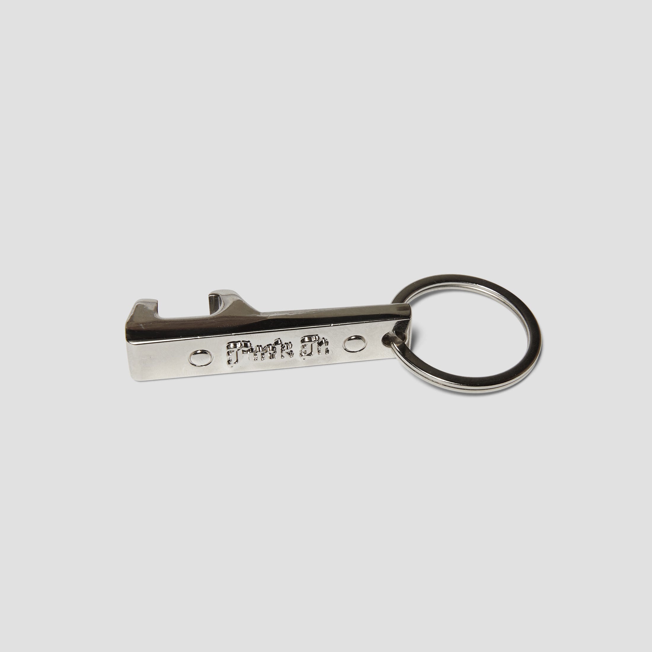 HUF Unstopper Keychain Silver