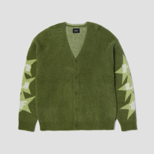HUF Ursa Mohair Cardigan Pesto