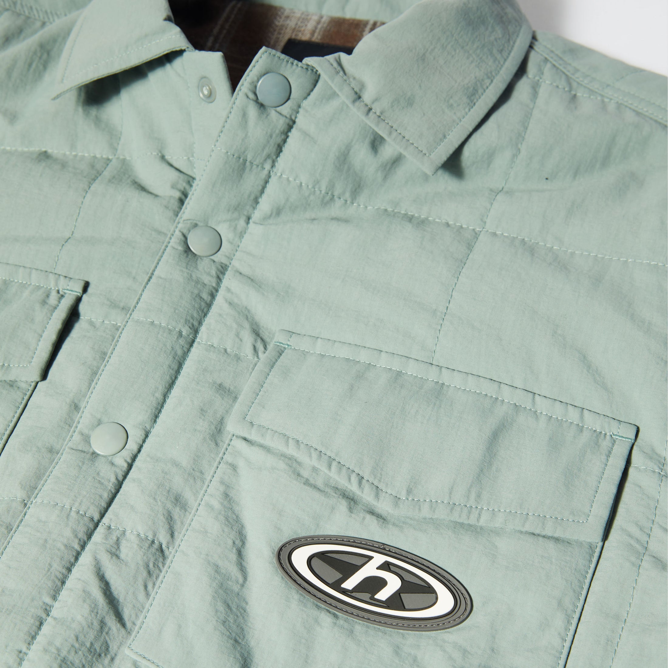 HUF Villard Shacket Steel Blue