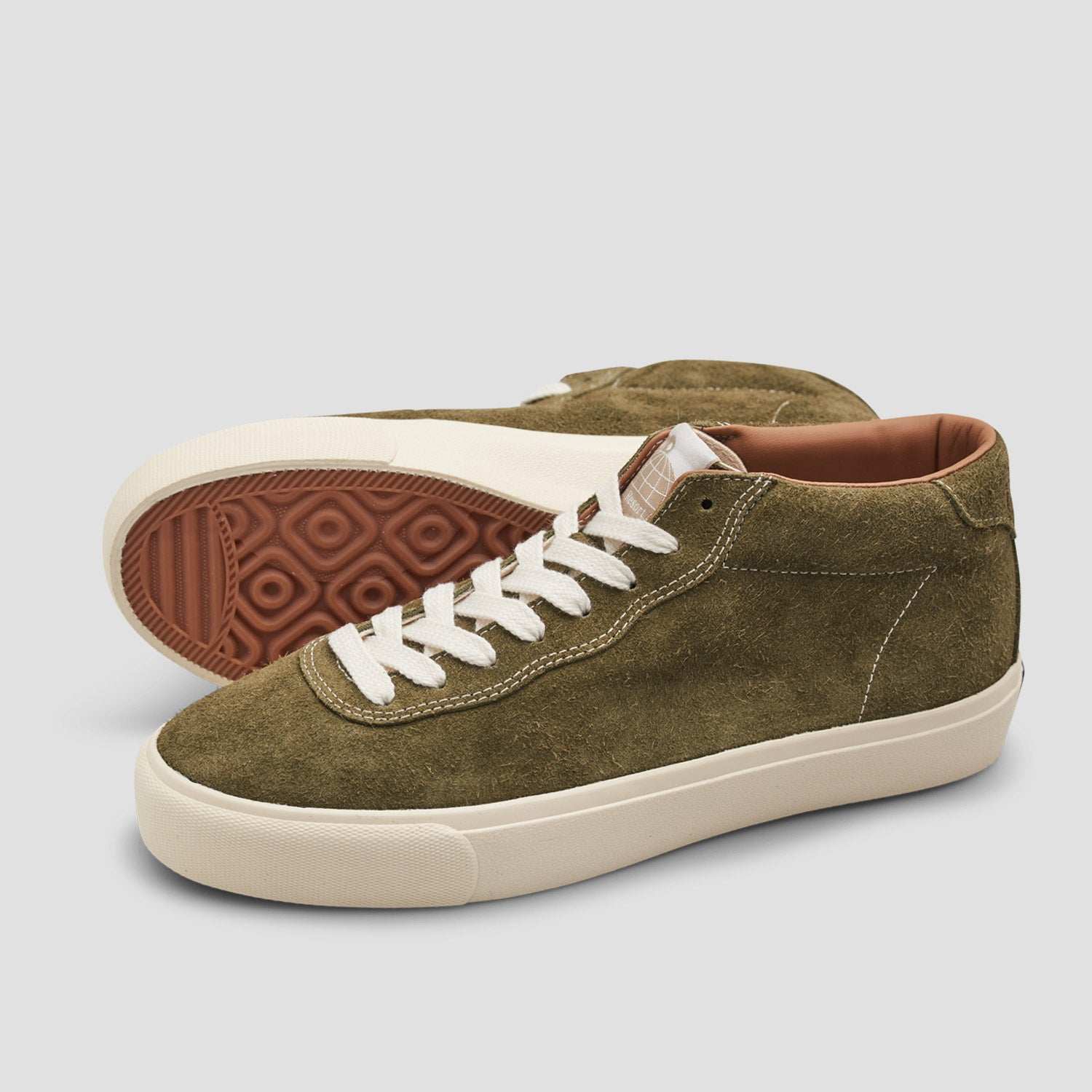 Last Resort AB VM001 Mid Skate Shoes Olive / White