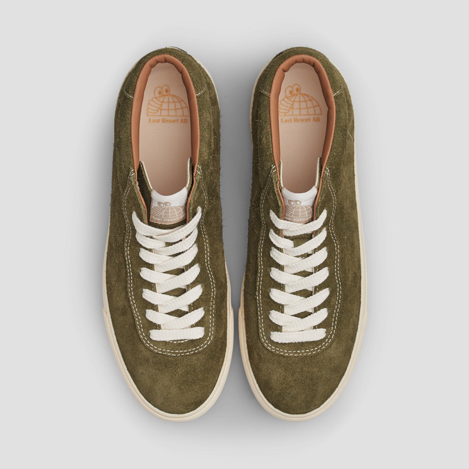 Last Resort AB VM001 Mid Skate Shoes Olive / White