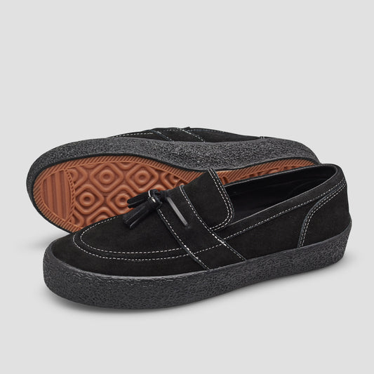 Last Resort AB VM005 Loafer Skate Shoes Black / Black / White Stitch
