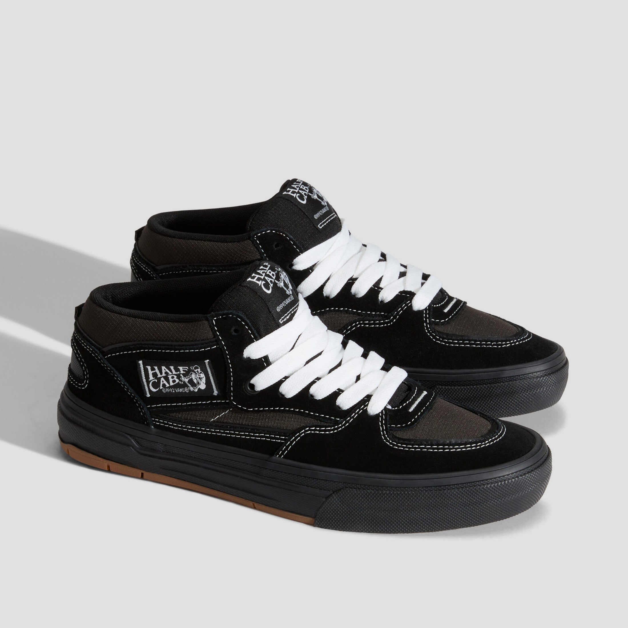 Vans Skate Half Cab Wafflecup Skate Shoes Black – Slam City Skates