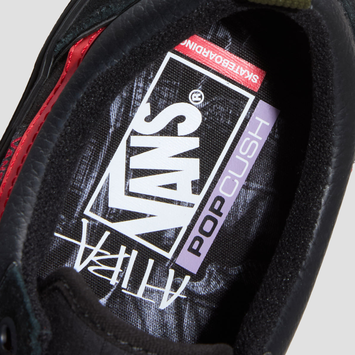 Vans x Atiba Skate Old Skool Wafflecup Skate Shoes Black / Green
