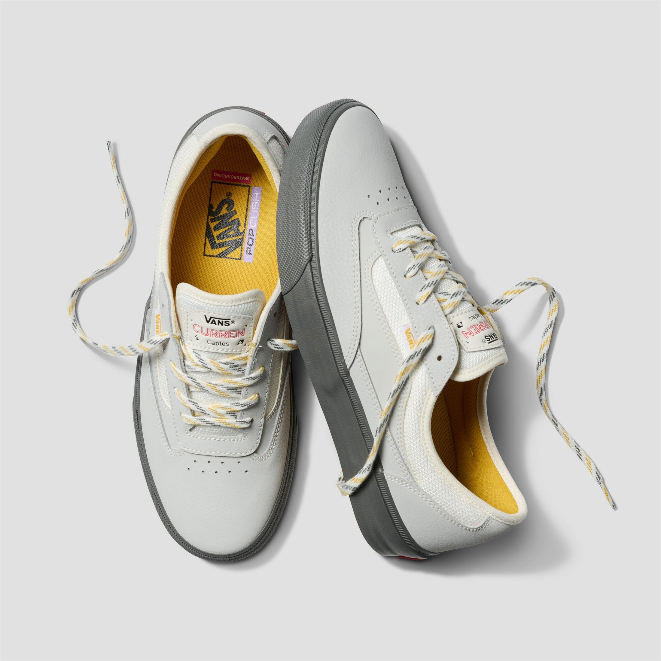 Vans Gray Skate Shoes Vans Slip-On Checkerboard Foxing Grey Dawn