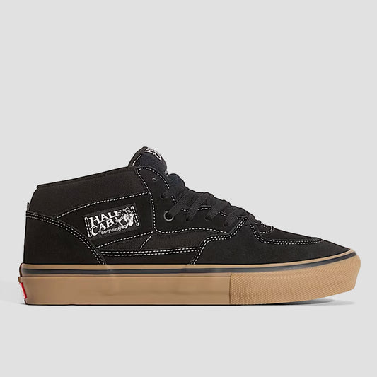 Vans Skate Half Cab Shoes Black / Gum / White